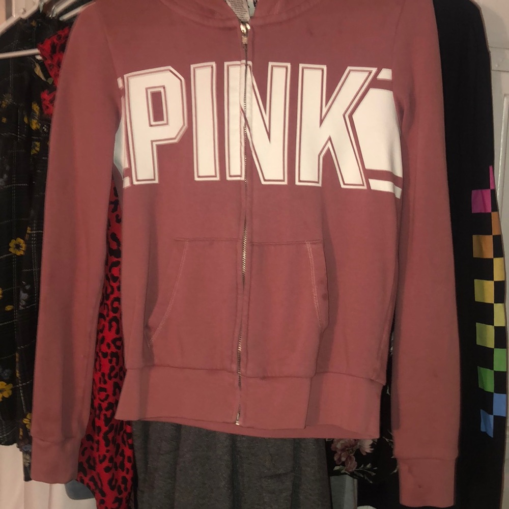 Pink hoodie